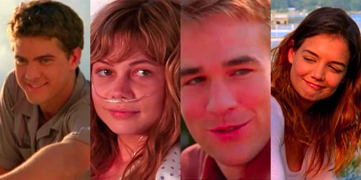 Joey, Dawson, Jen, and Pacey in Dawson's Creek Series Finale Image