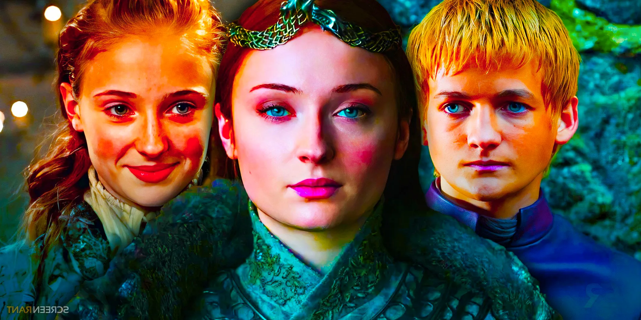 Joffrey Baratheon (Jack Gleeson) and Sansa Stark (Sophie Turner) in Game of Thrones Image