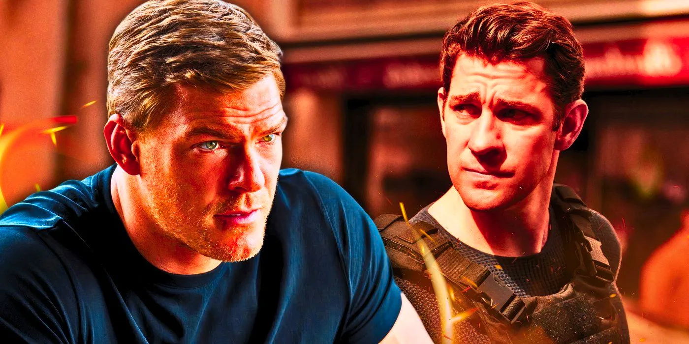 John Krasinski as Jack Ryan and Alan Ritchson as Jack Reacher Image