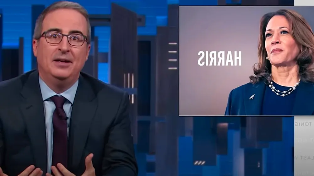 John Oliver Fights Back Tears Urging Viewers to Vote for Kamala Harris: ‘Wouldn’t It Be Great to Live in a World’ Where Trump Is ‘No Longer an Active Threat?’ Image