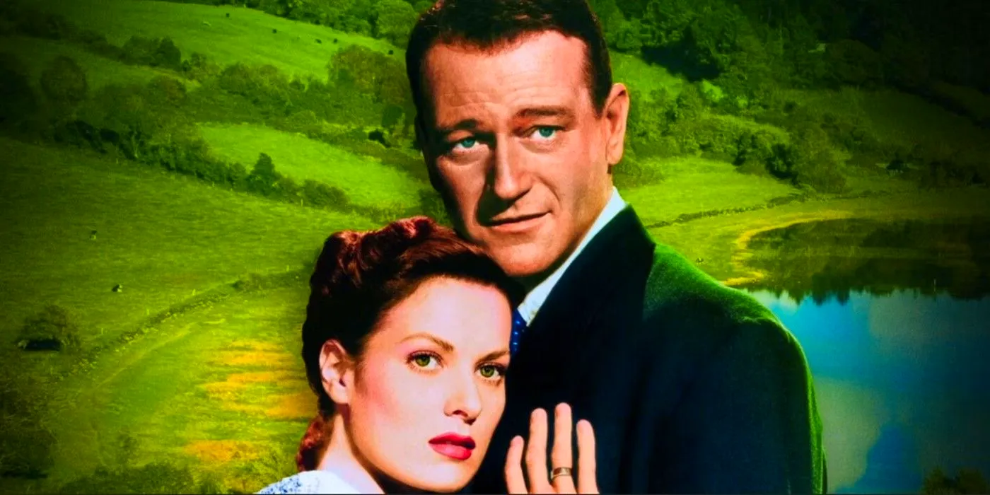 John Wayne and Maureen O'Hara in The Quiet Man Image