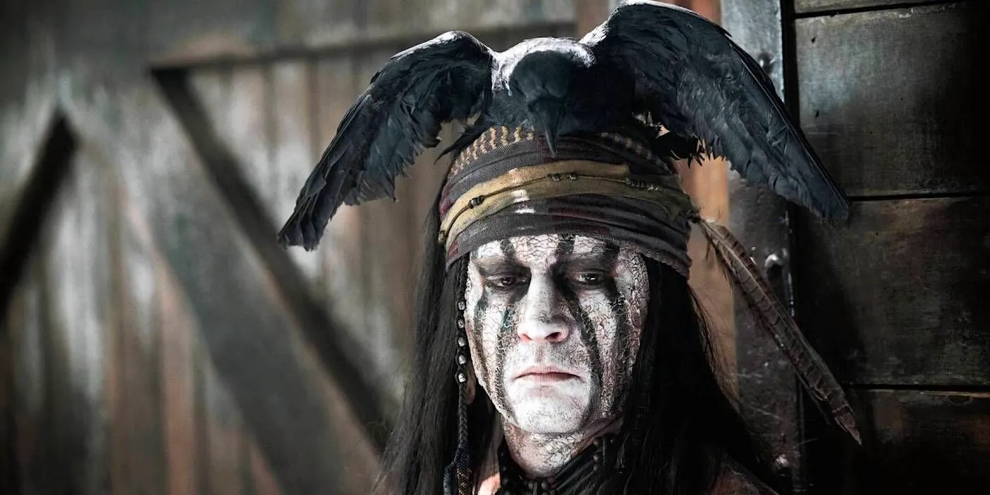 Johnny Depp in The Lone Ranger Image