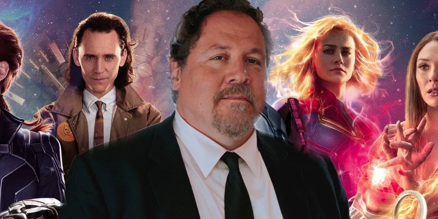 Jon Favreau; MCU DIsney+ banner Image