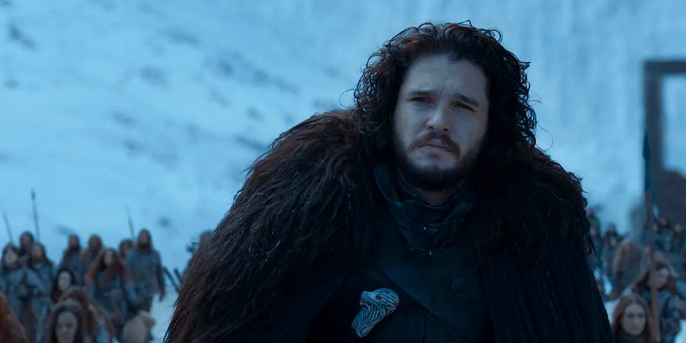 Jon Snow heading Beyond the Wall in Game of Thrones finale Image