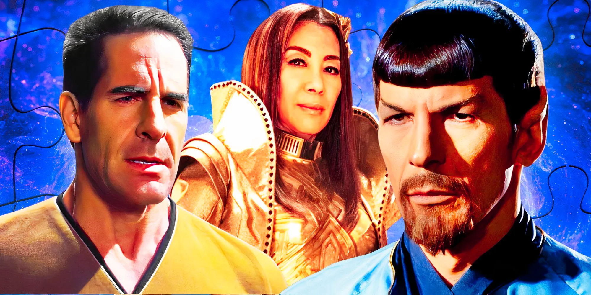 Jonathan Archer, Emperor Georgou & Spock in Star Trek's Mirror Universe Image