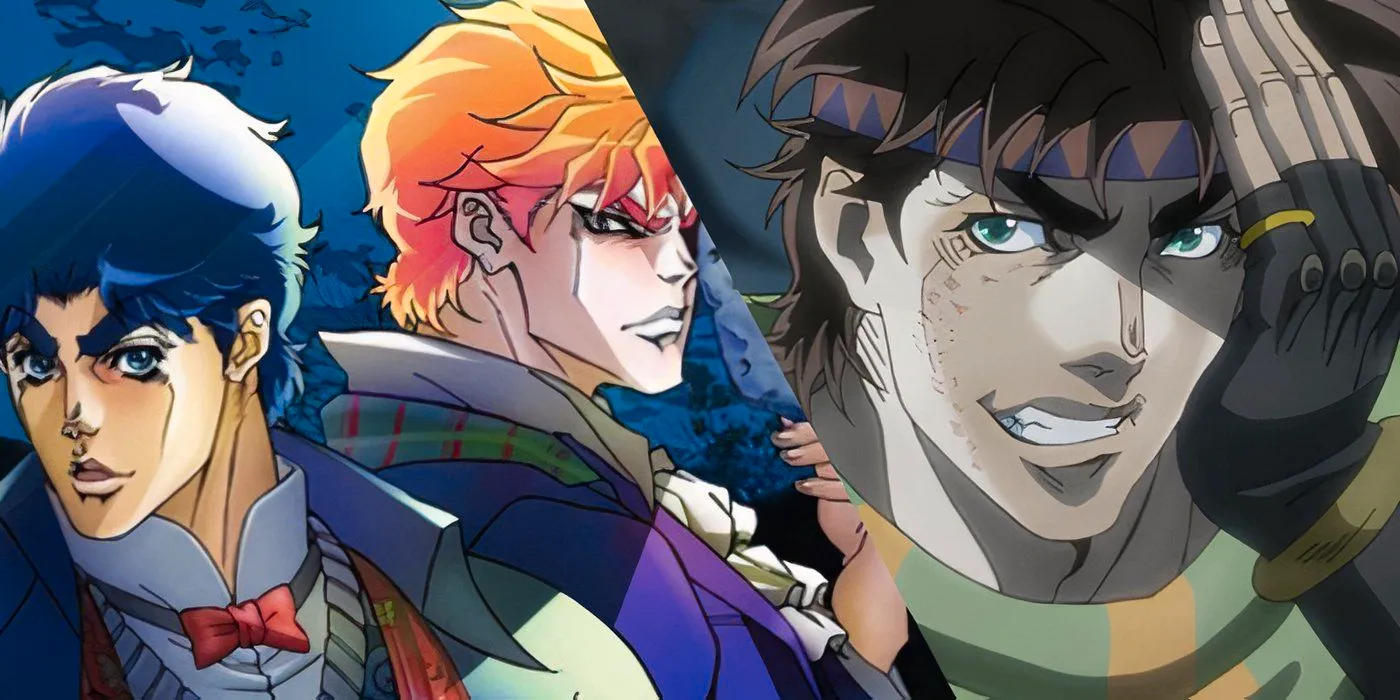 Joseph Joestar and Dio and Jonathan in JoJo's Bizarre Adventure parts One and Two Image