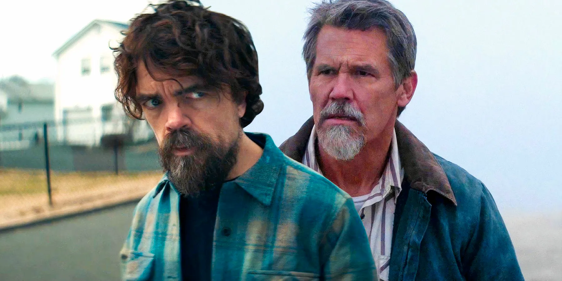 Josh Brolin in Outer Range composited with Peter Dinklage from I Think We're Alone Now Image