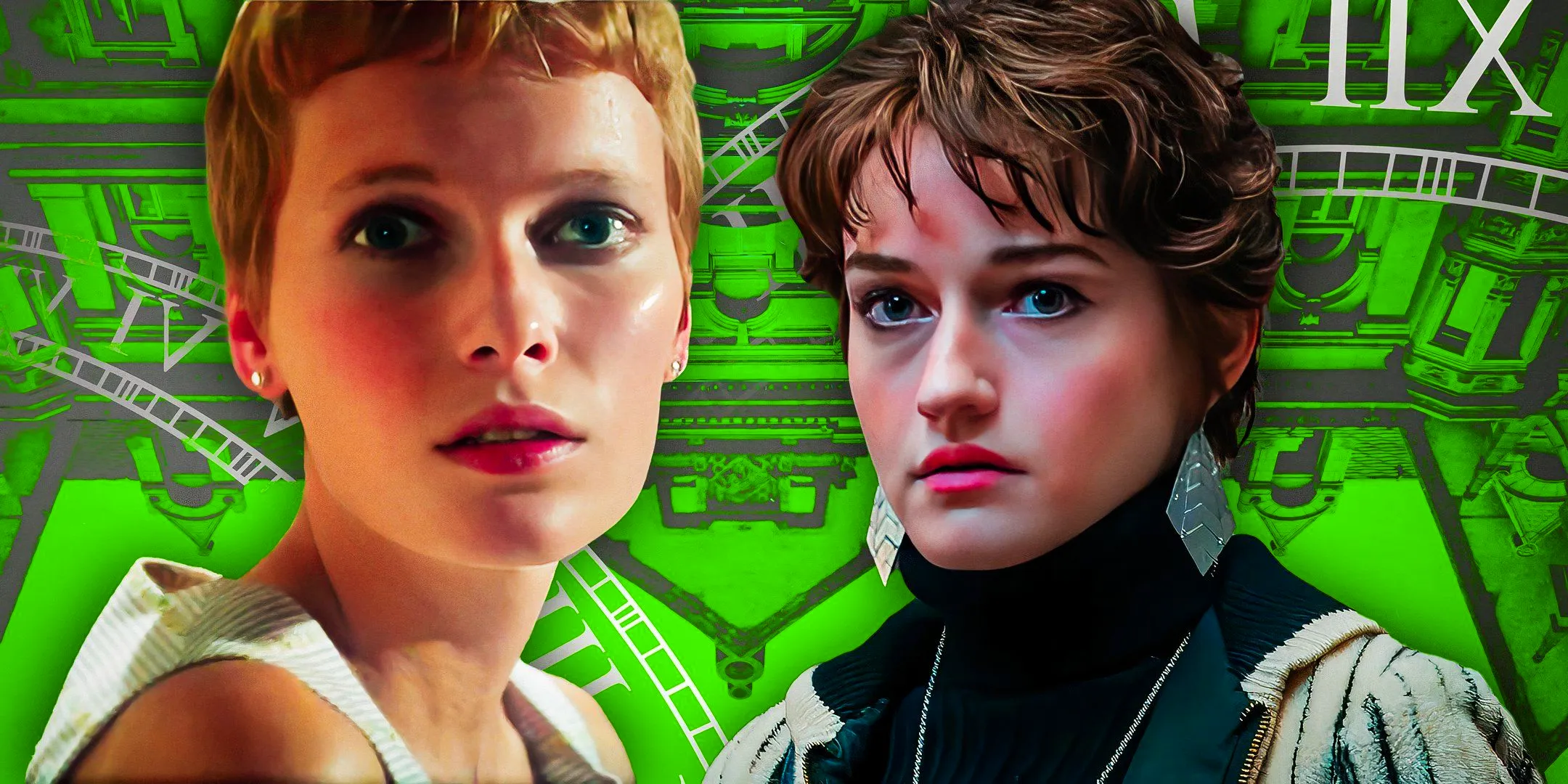 Julia Garner as Terry in Apartment 7A and Mia Farrow as Rosemary in Rosemary's Baby Image