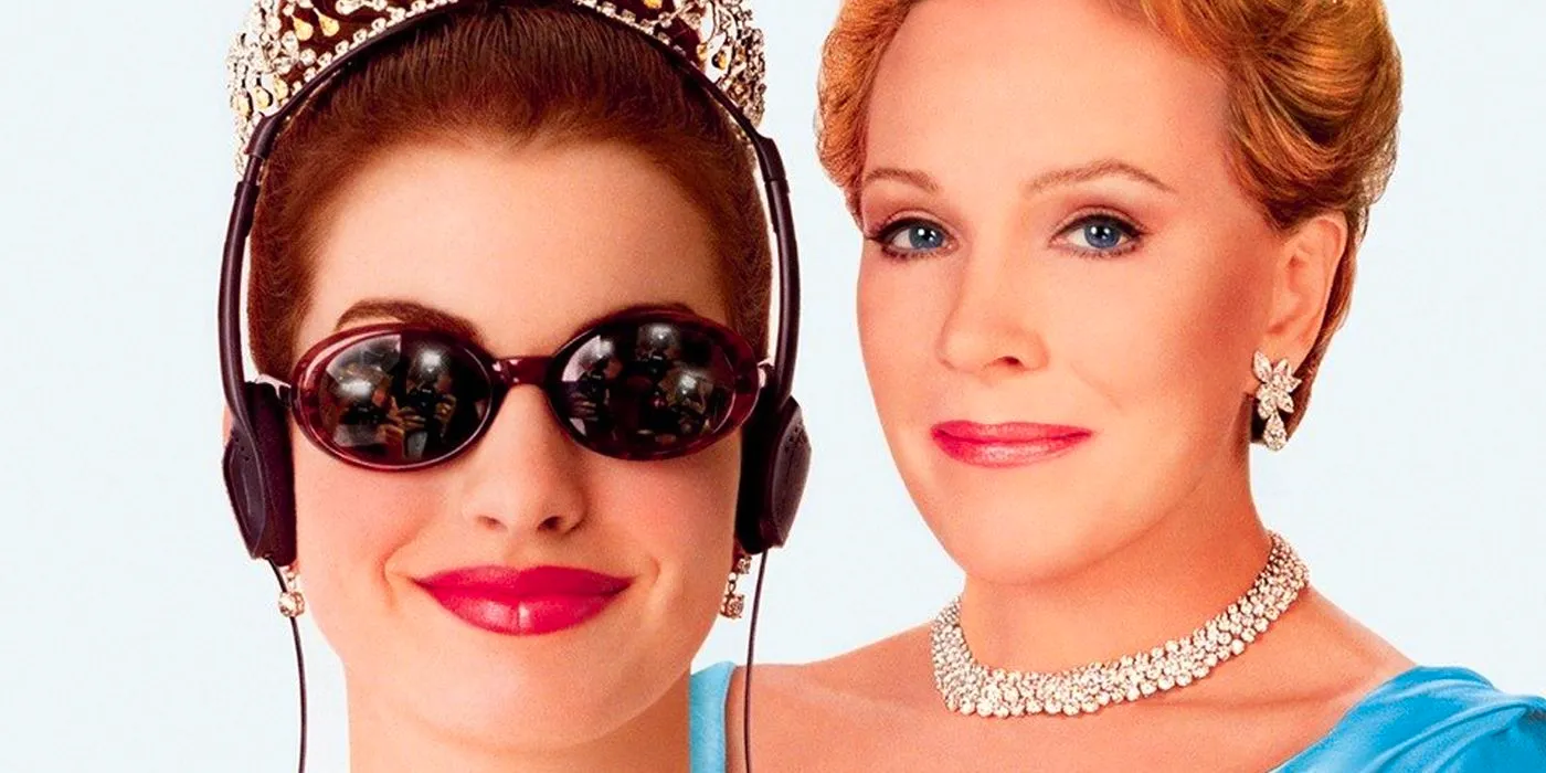 Julie Andrews and Anne Hathaway in Princess Diaries Image