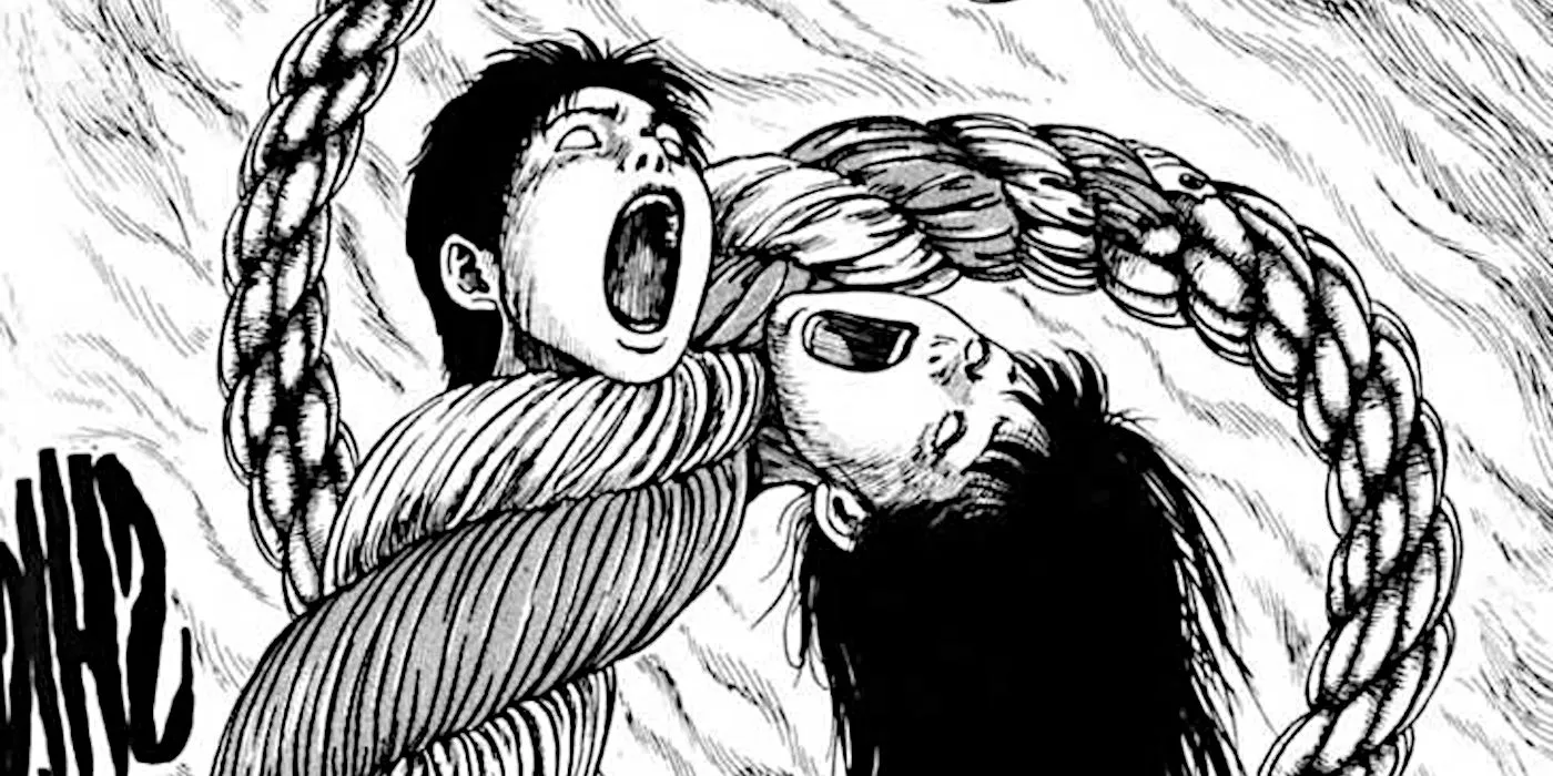 Junji Ito Uzumaki Best Moments Kazunori and Yoriko Image