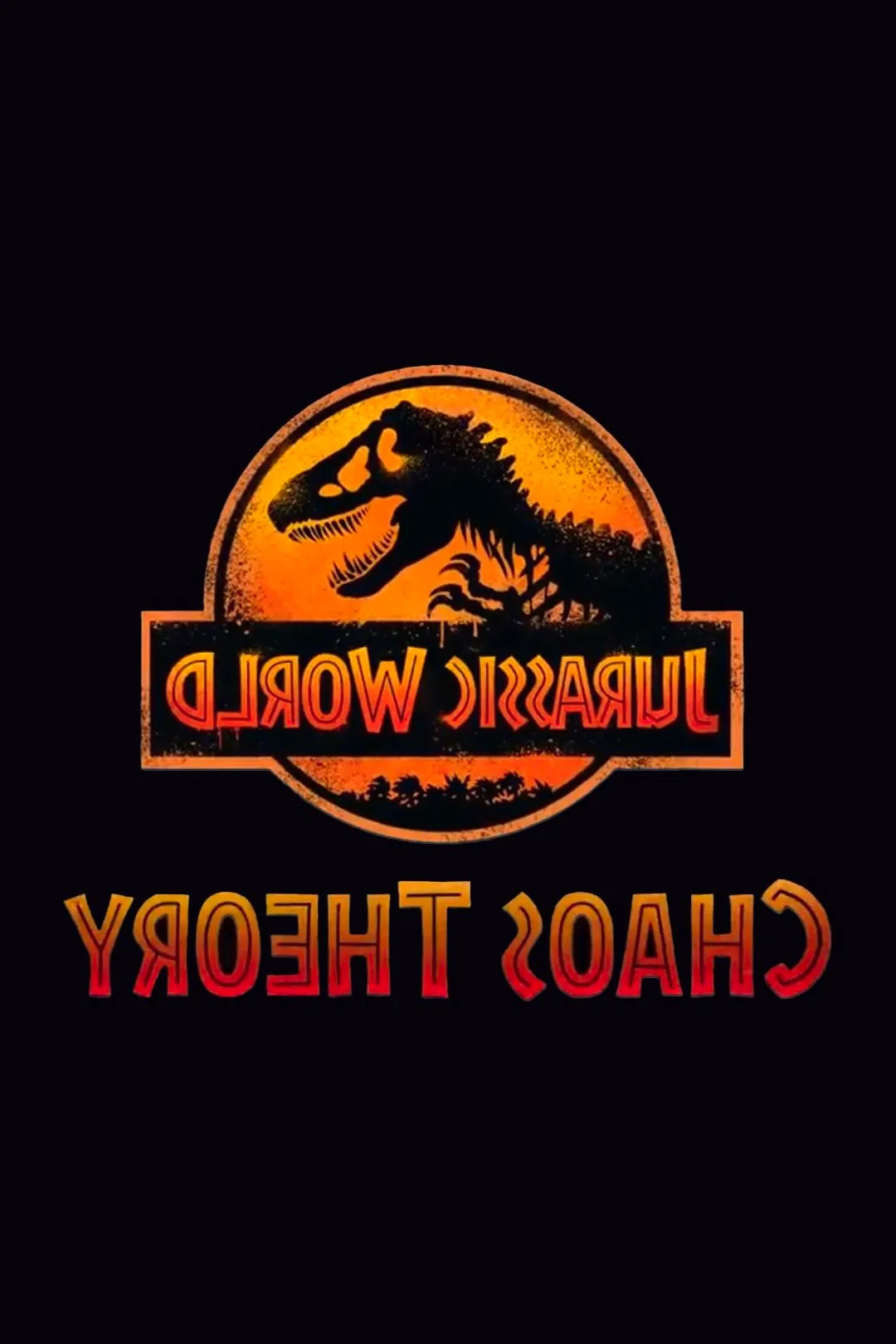 Jurassic World Chaos Theory TV Show Logo Poster Image