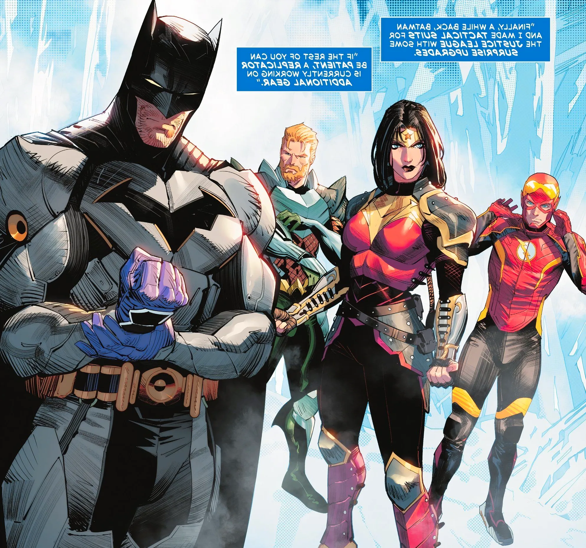 Justice League Gets New Gear in Fortress of Solitude DC Image