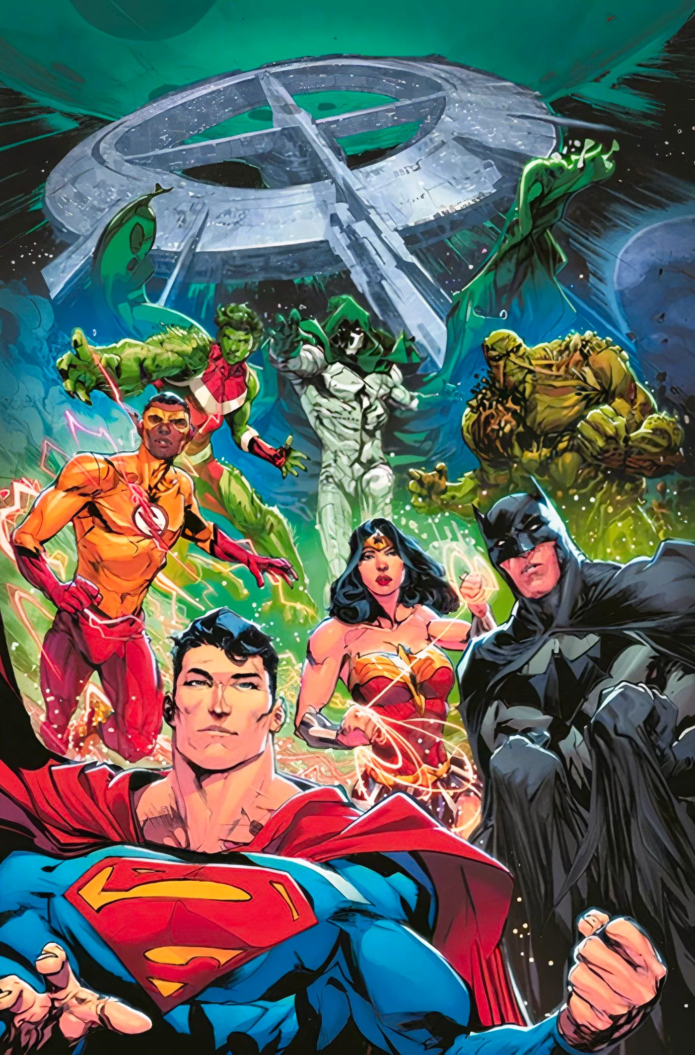 Justice League Unlimited 1 Howard Porter 90s Variant Image