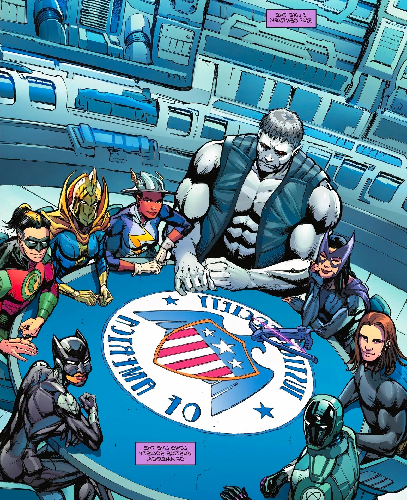 Justice Society of America 11 31st Century Team Image