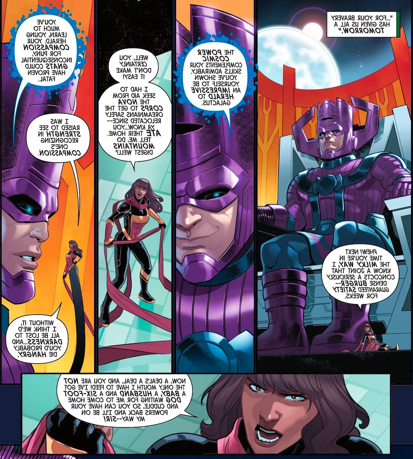 Kamala stands up to Galactus Image