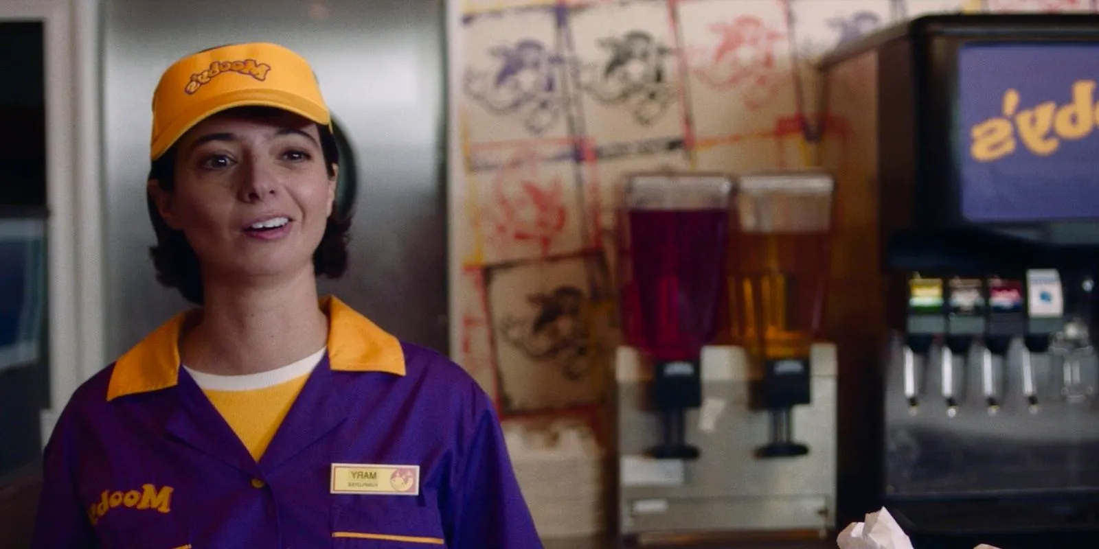 Kate Micucci as a Mooby's clerk in Jay and Silent Bob Reboot Image