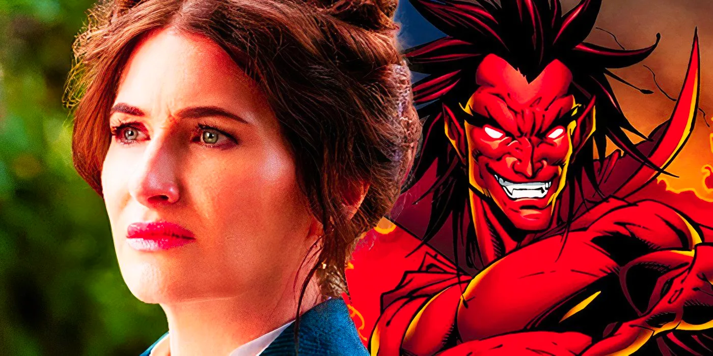 Kathryn Hahn as Agatha Harkness in Agatha All Along and Mephisto in Marvel Comics Image