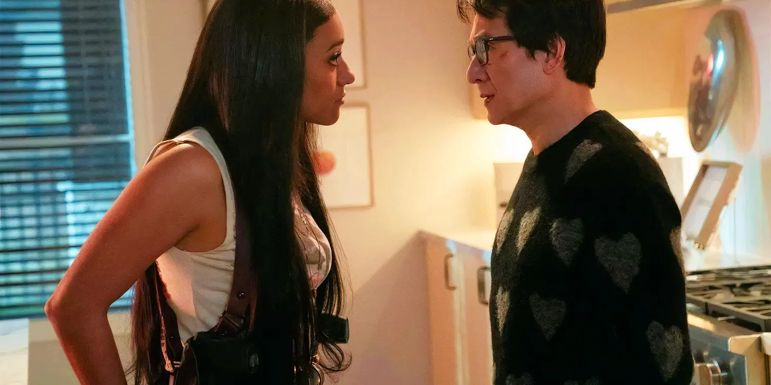 Ke Huy Quan and Ariana DeBose in a conversation in in Love Hurts Image