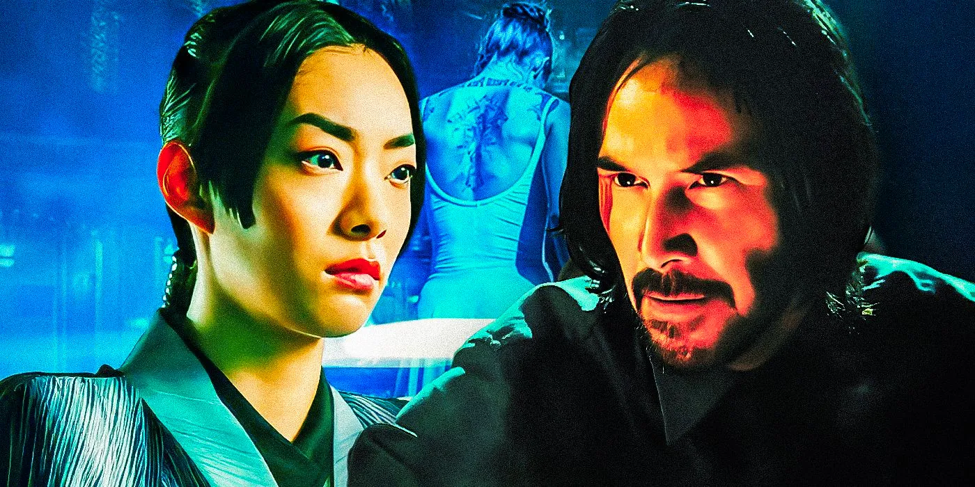 (Keanu-Reeves-as-John-Wick)-and-(Rina-Sawayama-as-Akira)-from-John-Wick-4 Image