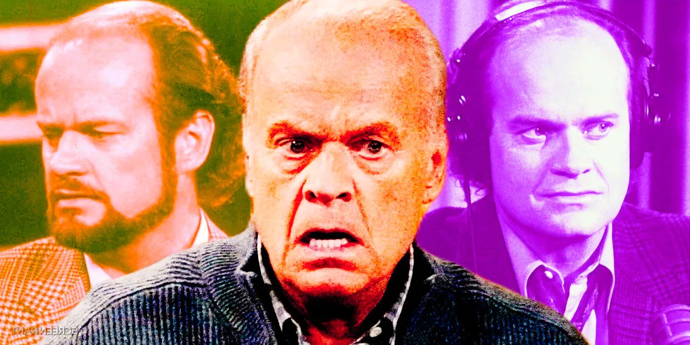 Kelsey Grammer as Frasier in Cheers, Frasier, and the revival Image