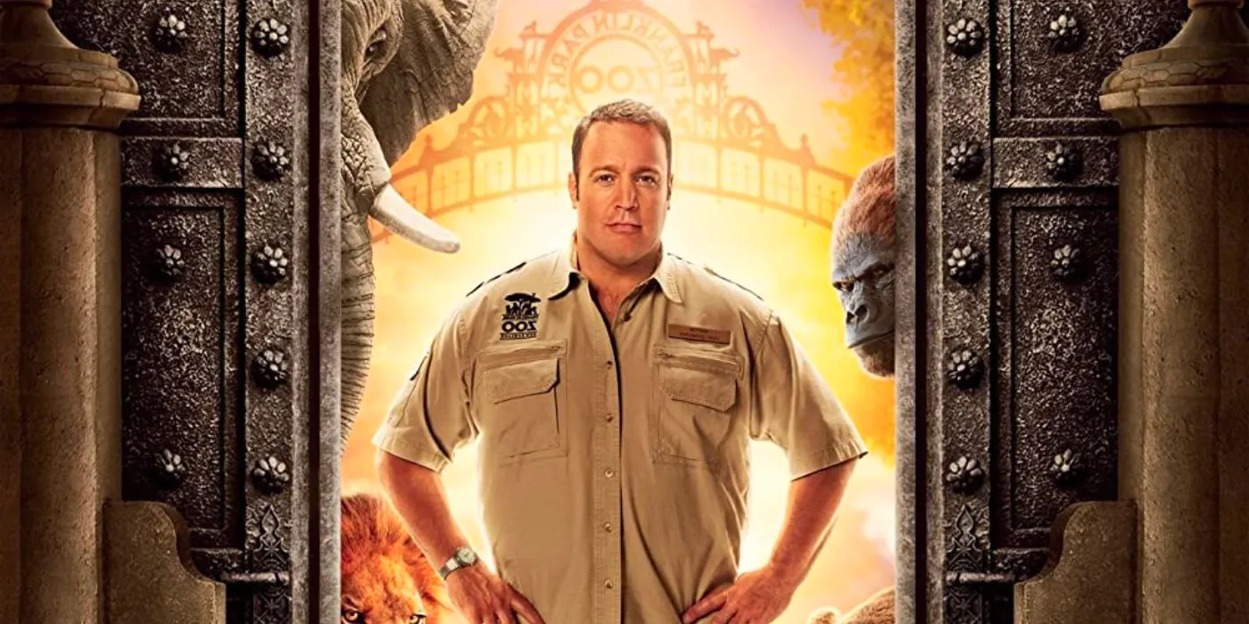 Kevin James standing with arms akimbo in Zookeeper Image