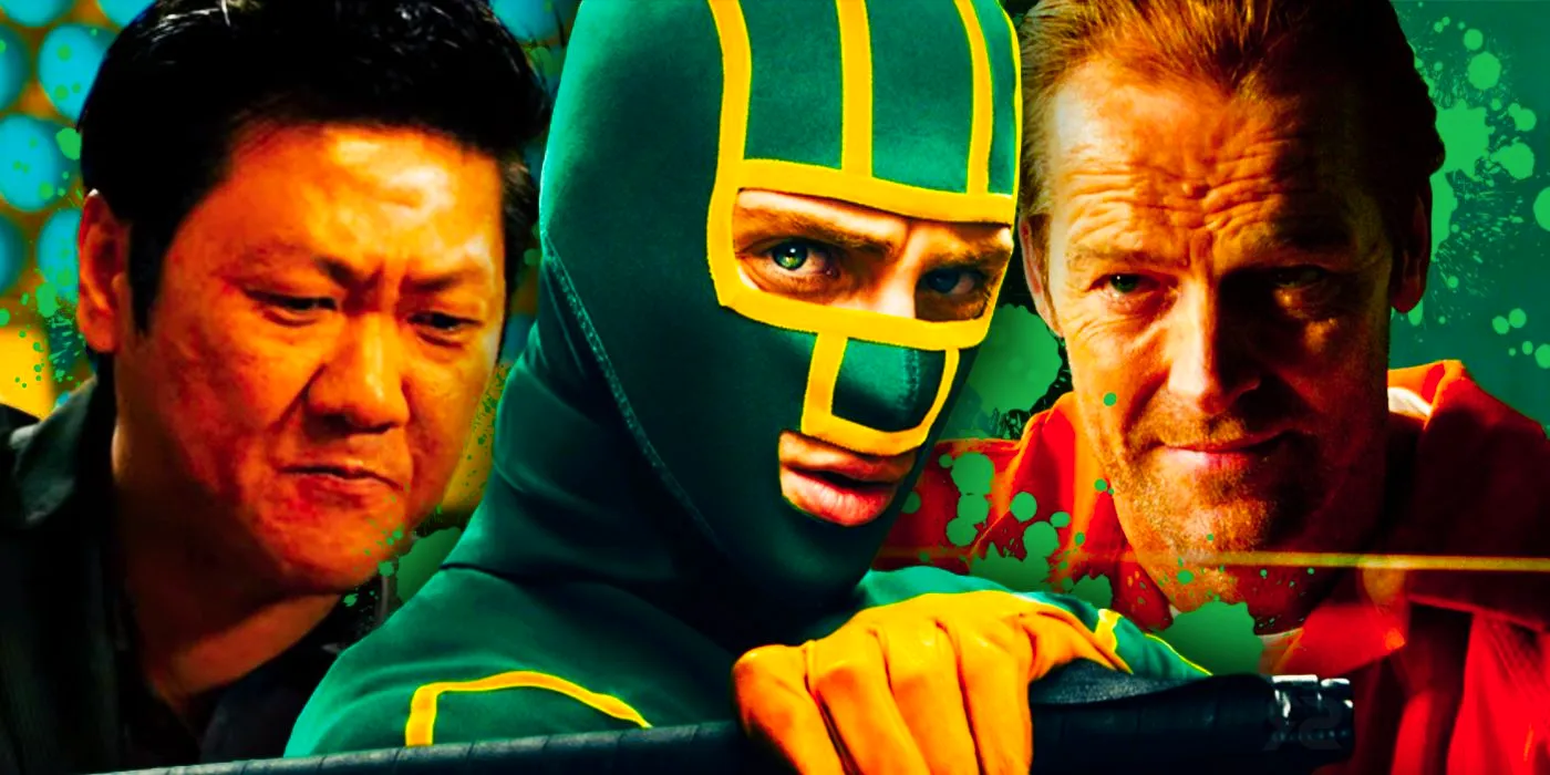 Kick-Ass 2 forgotten roles with Iain Glen, Benedict Wong, and Aaron Taylor-Johnson Image