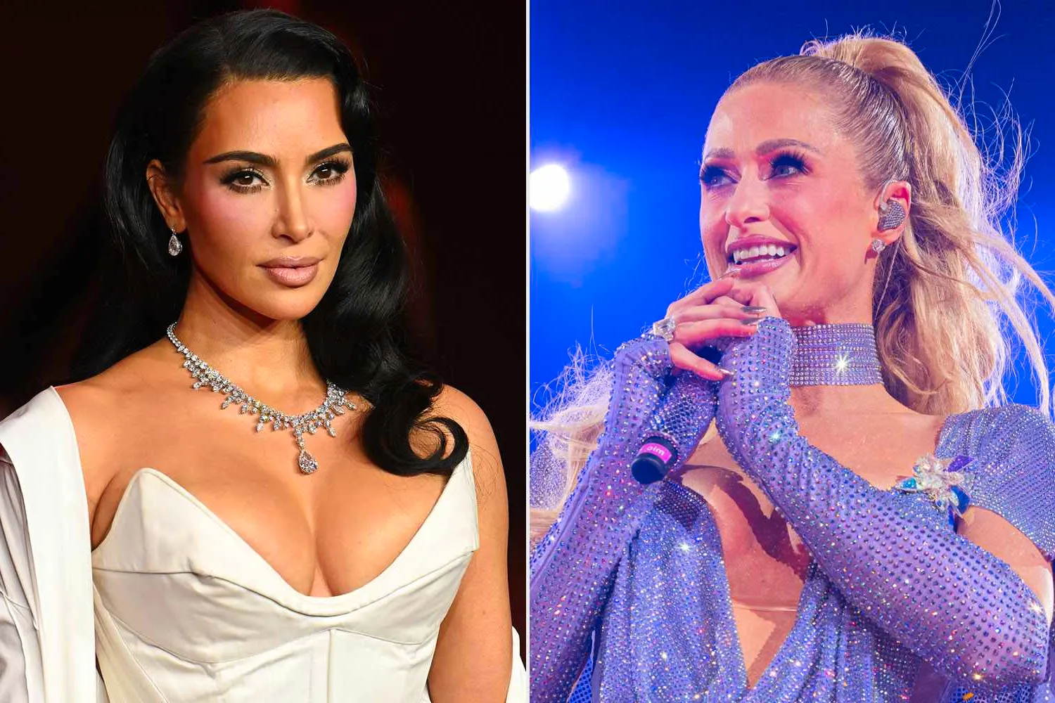 Kim Kardashian Attends ‘Iconique Queen’ Paris Hilton’s Latest Concert Image