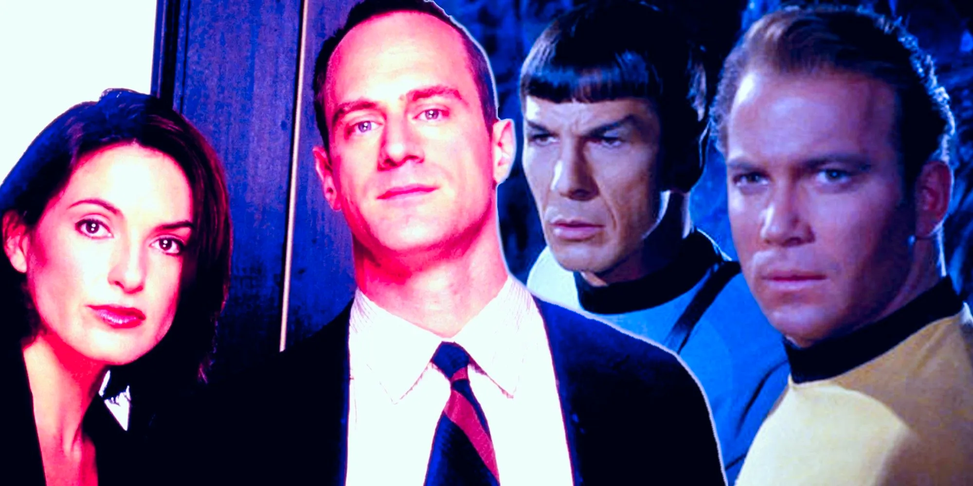 Kirk and Spock in Star Trek and Benson and Stabler in SVU Image