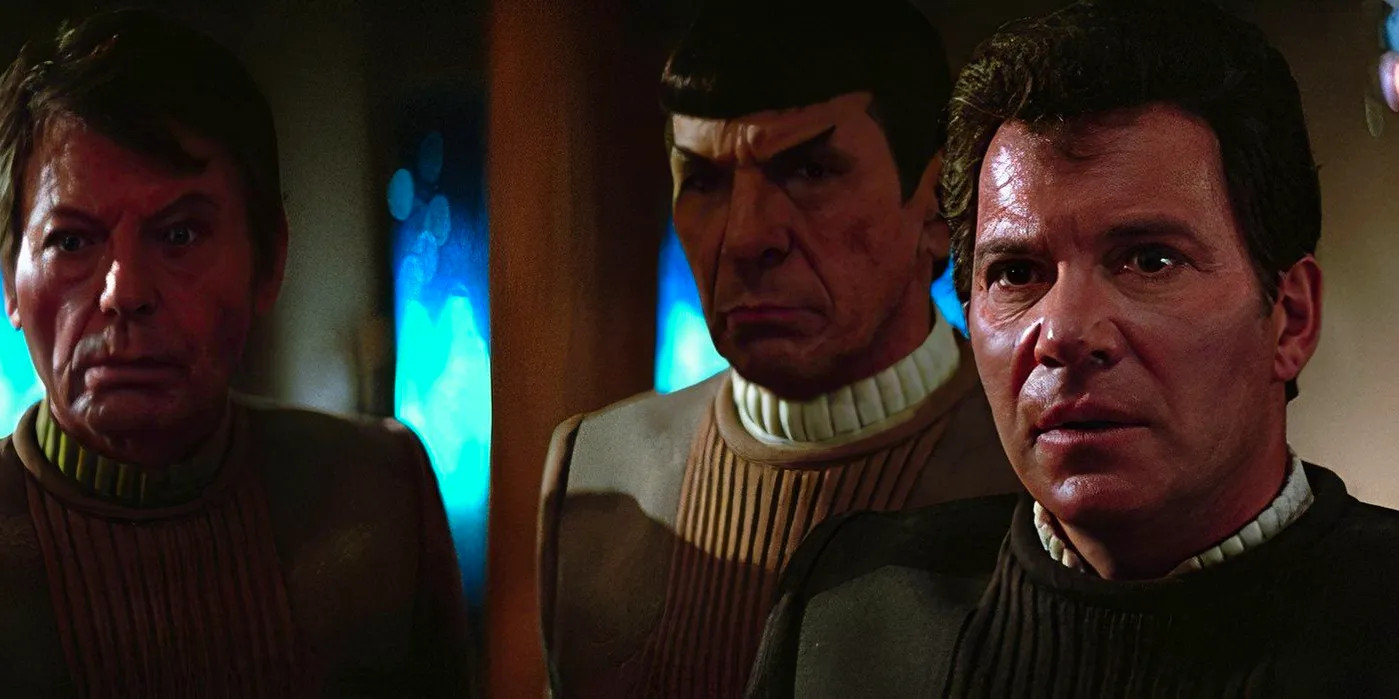 KIrk and Spock in Star Trek V Image