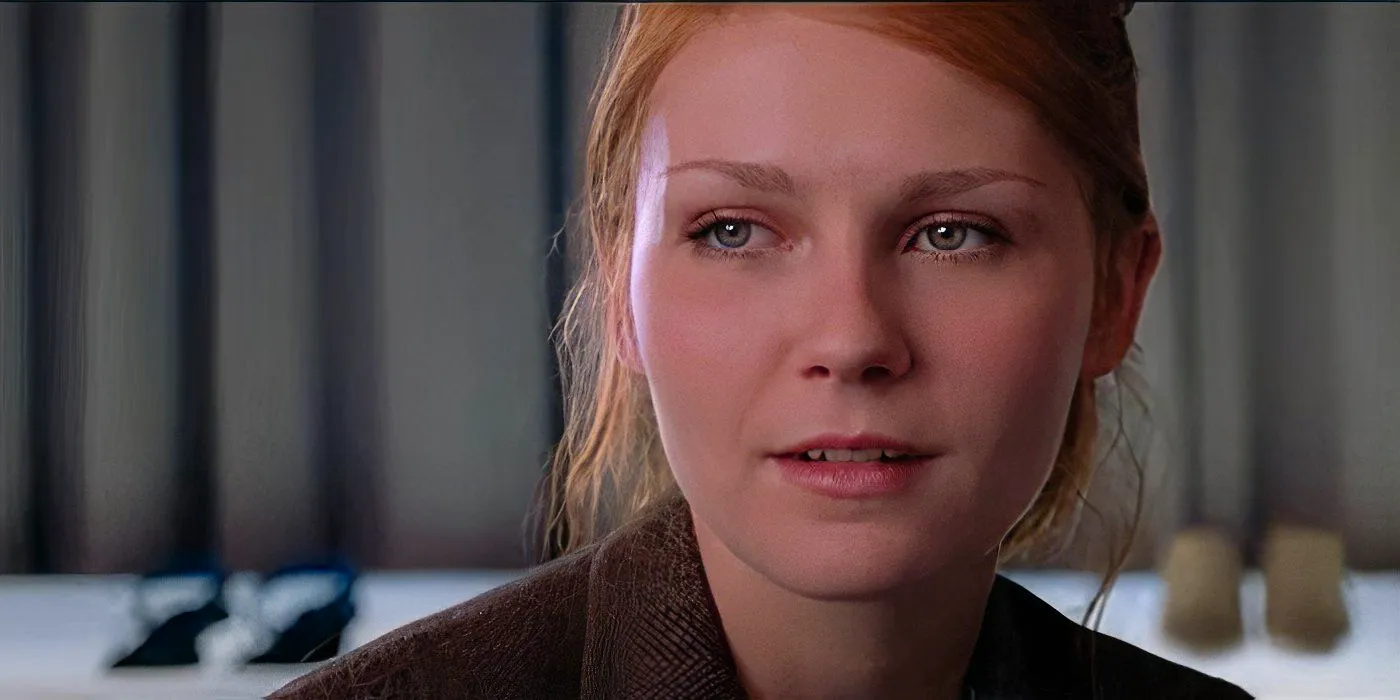 Kirsten Dunst as MJ shopping in Spider-Man 2 Image