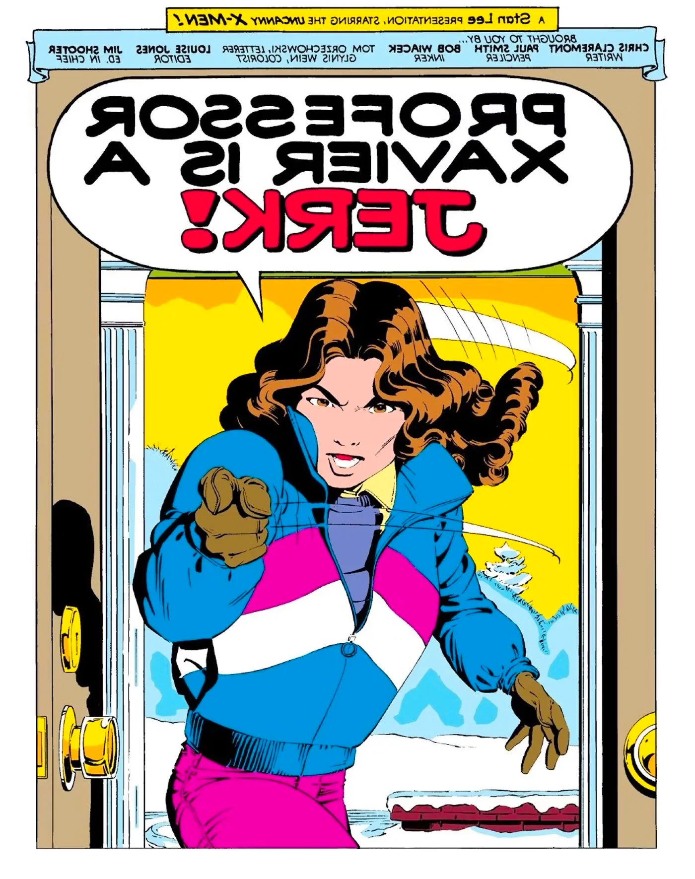 Kitty Pryde calls Professor Xavier a jerk Image