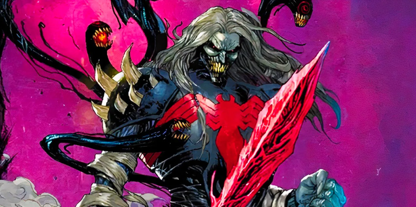 Knull with All-Black and Symbiotes in Marvel Comics Image