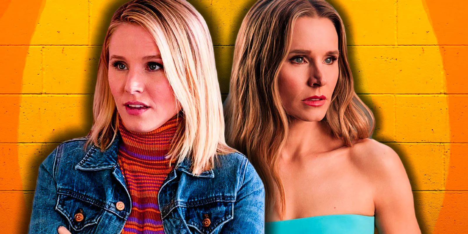 Kristen Bell from Nobody Wants This is next to Kristen Bell from The Good Place Image