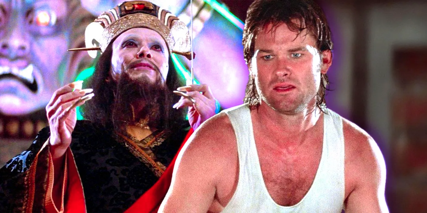 Kurt Russell and James Hong in Big Trouble in Little China Image