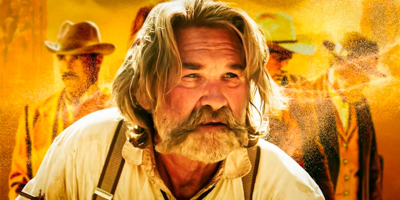 Kurt Russell's Hunt looks up in Bone Tomahawk 2015 Image