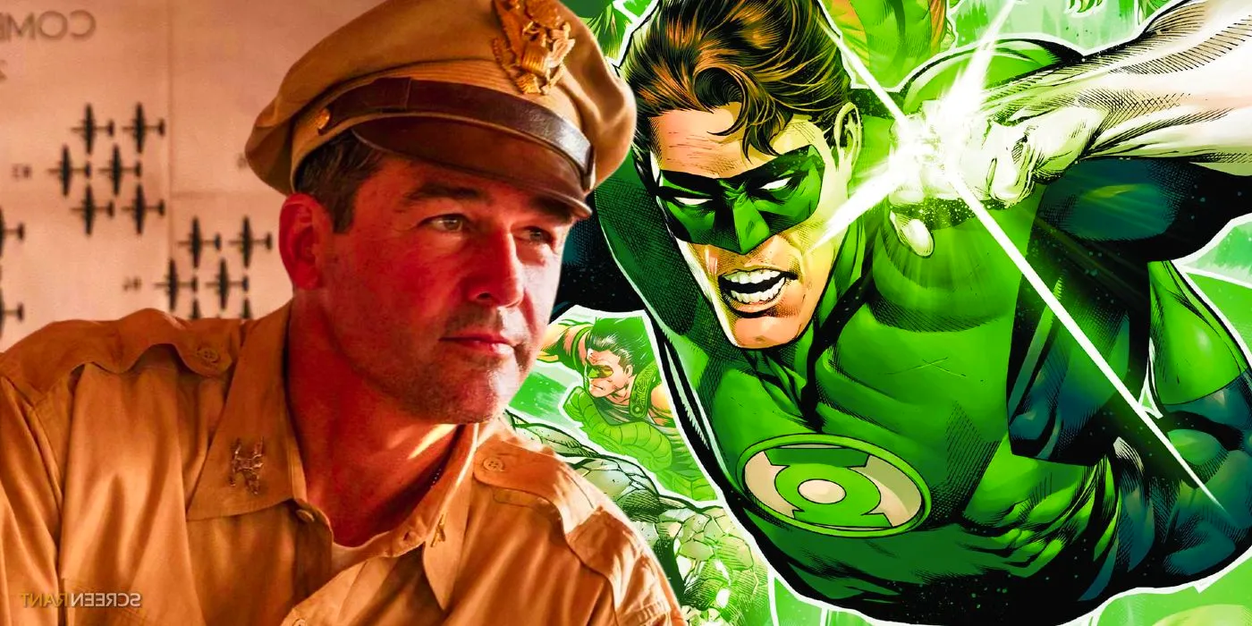 Kyle Chandler next to Hal Jordan as Green Lantern Image