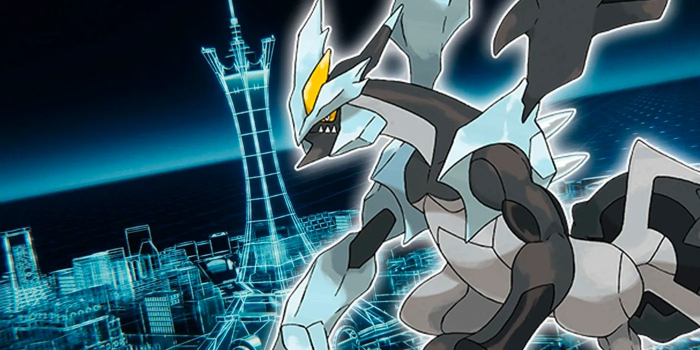 Kyurem In Front of Lumiose City From Pokemon Legends ZA Image