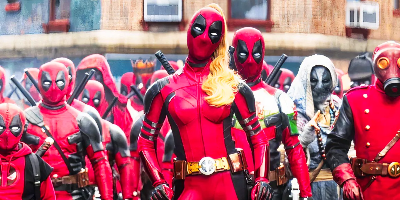 Lady Deadpool leading the Deadpool Corps in Deadpool & Wolverine Image