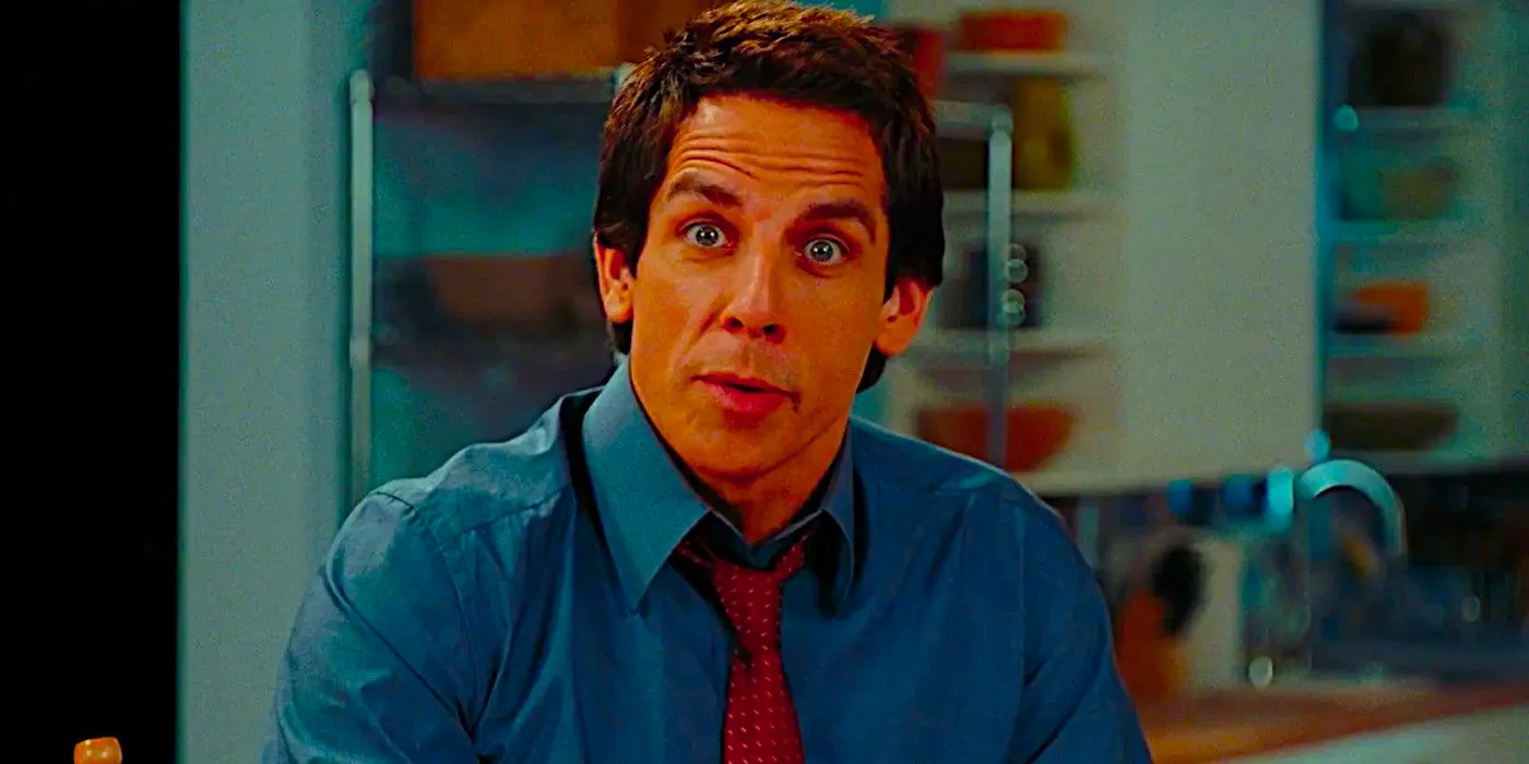 Larry (Ben Stiller) makes a goofy face in a scene from Night at the Museum 2. Image