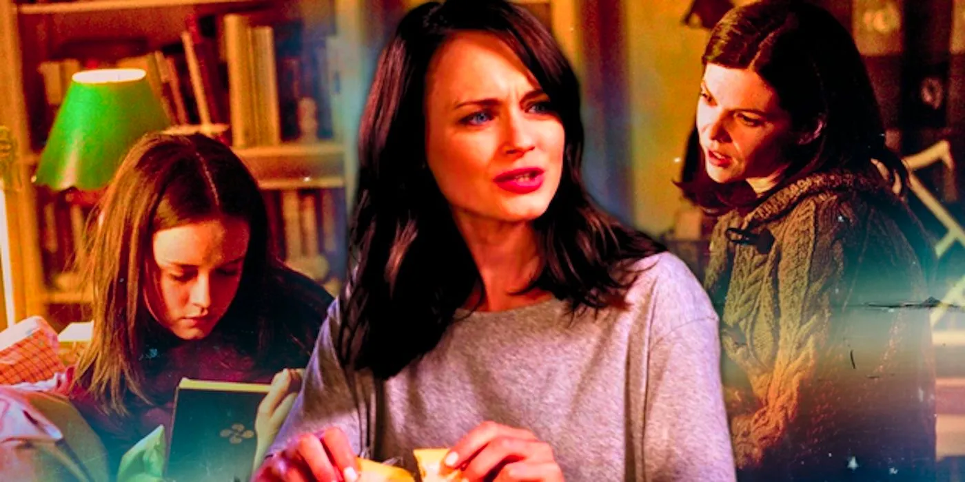 Lauren Graham's Lorelei beside Alexis Bledel's Rory in Gilmore Girls Image