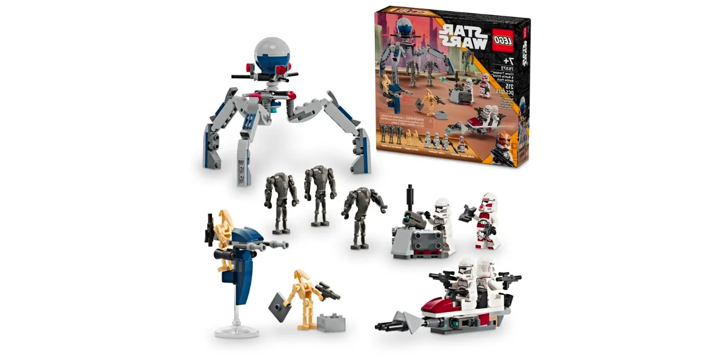 Lego Star Wars Clone Trooper & Battle Droid Battle Pack Set 75373 Image