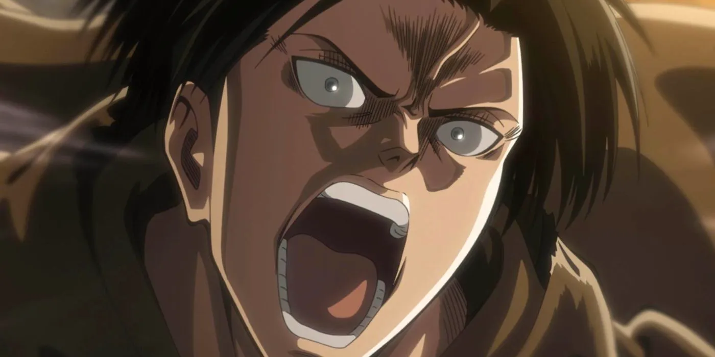 Levi Ackerman screaming Attack on Titan Image