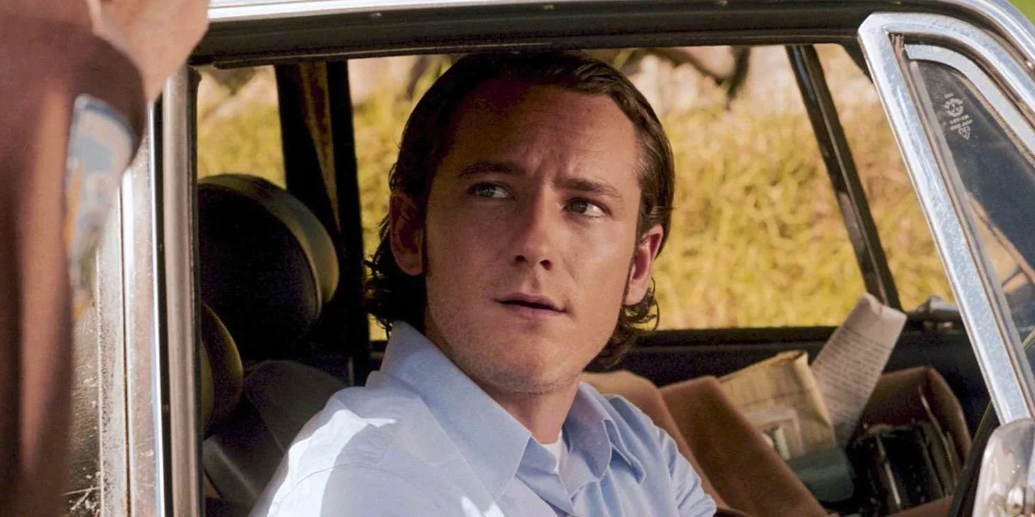 Lewis Pullman as Ben Mears in his car in Salem's Lot 2024 Image