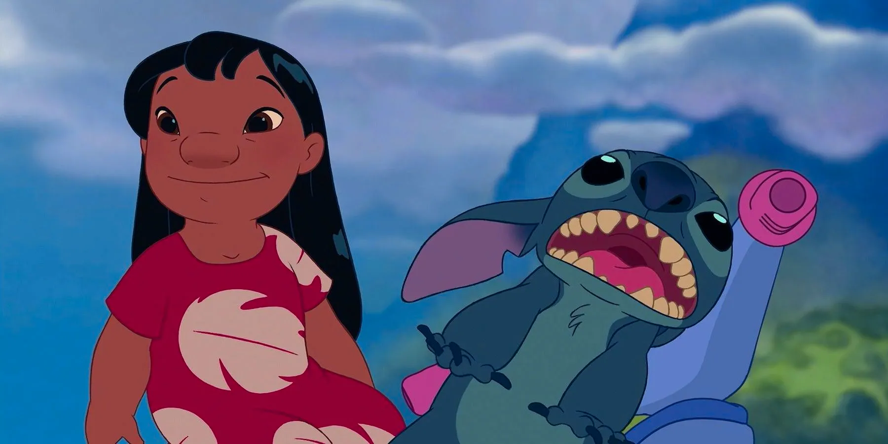 Lilo and Stich happy together in Hawaii Image