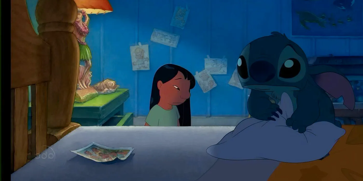 Lilo tells Stitch what happened to her family Image