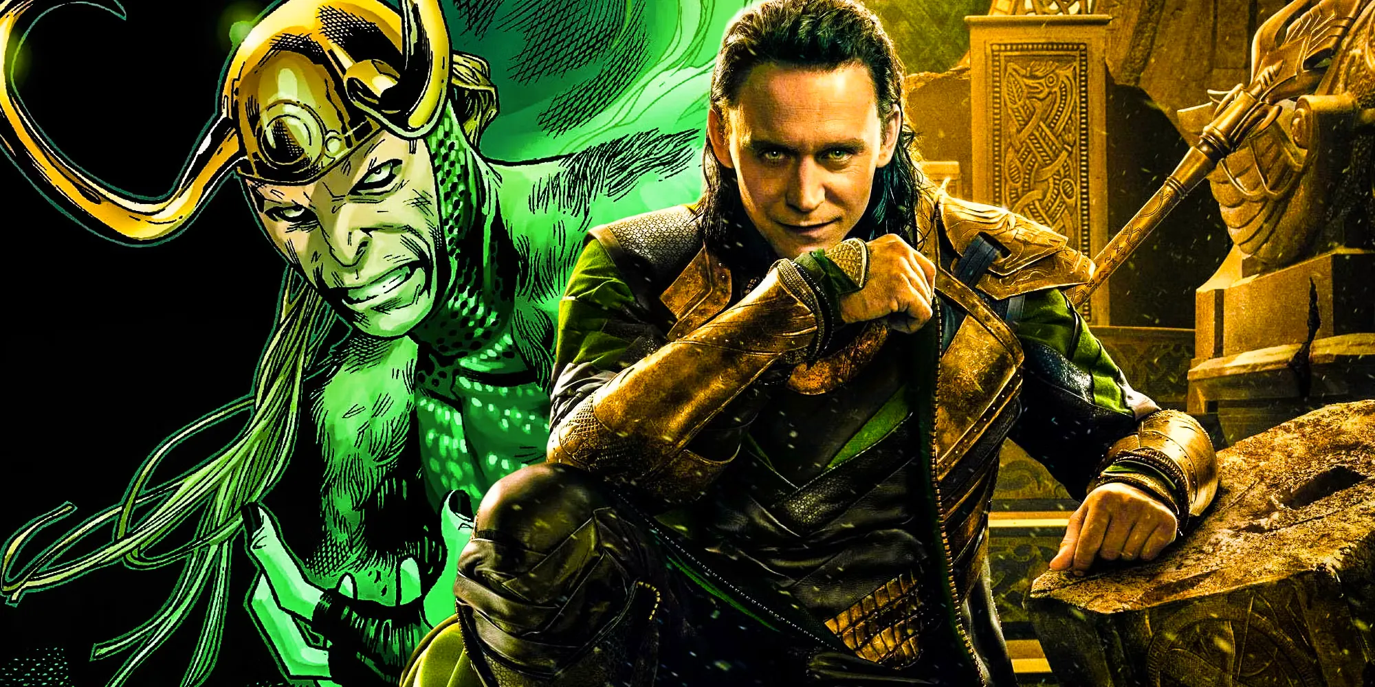 Loki live-action MCU and comic book version Image