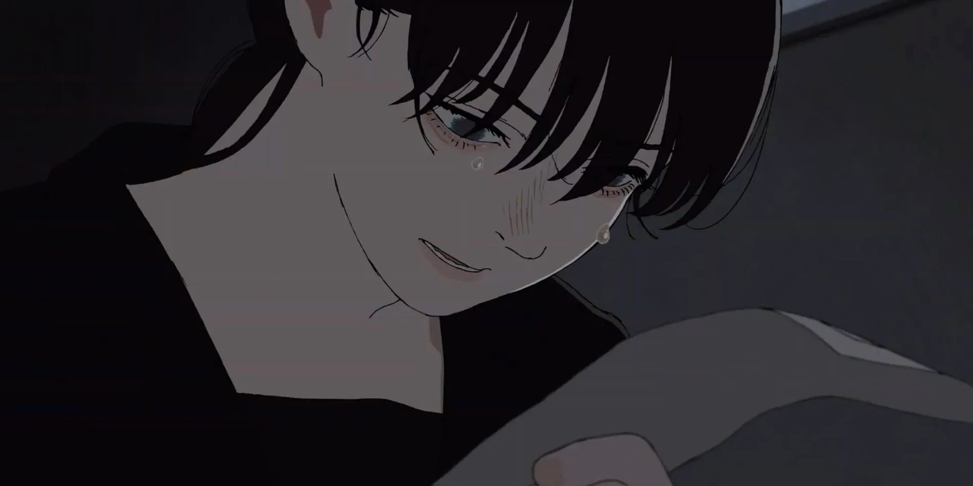 Look Back Trailer Fujino Crying while looking at a piece of paper  Image