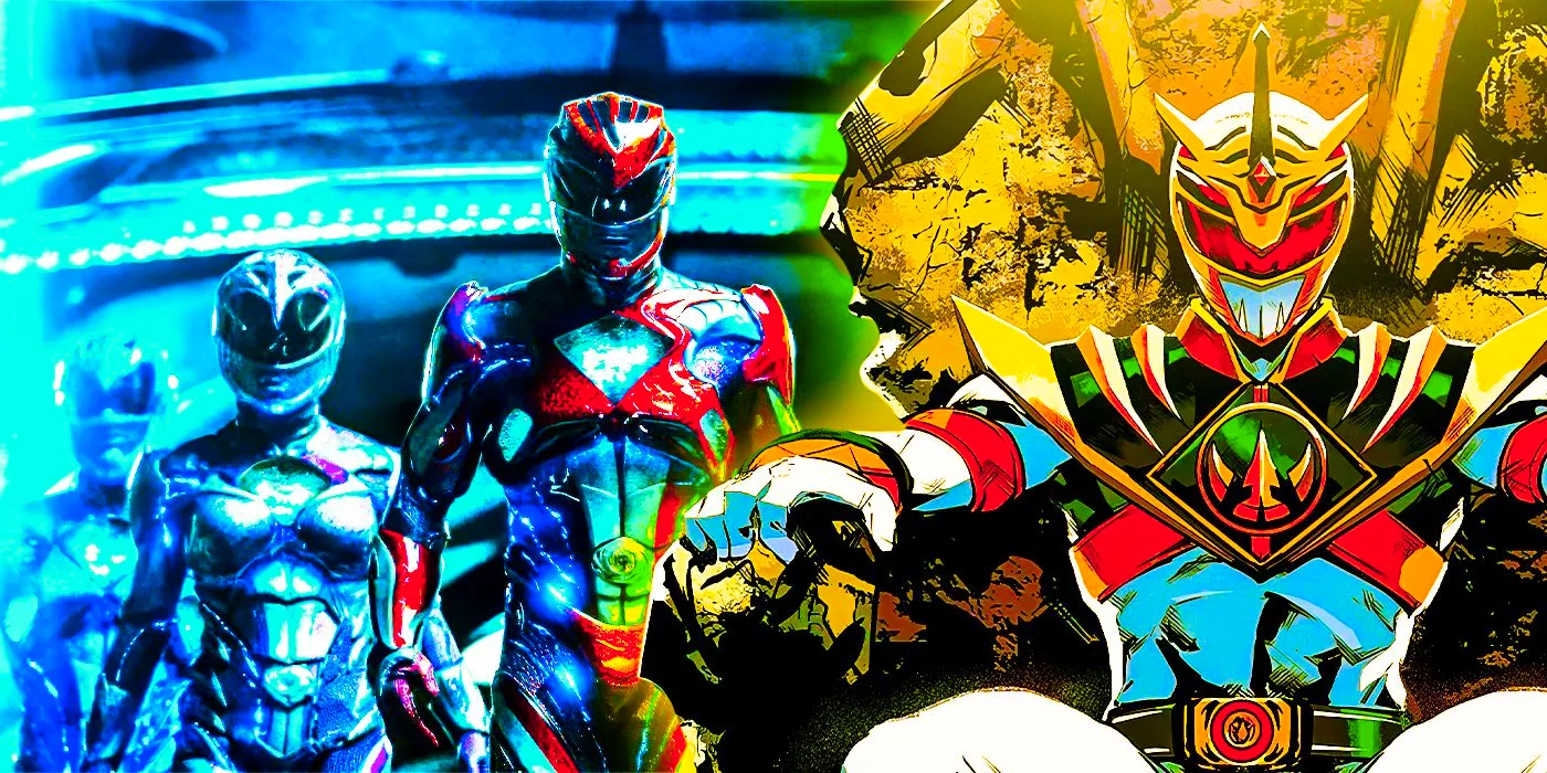 Lord Drakkon in the Power Rangers comics and the Mighty Morphin Power Rangers in the 2017 movie Image