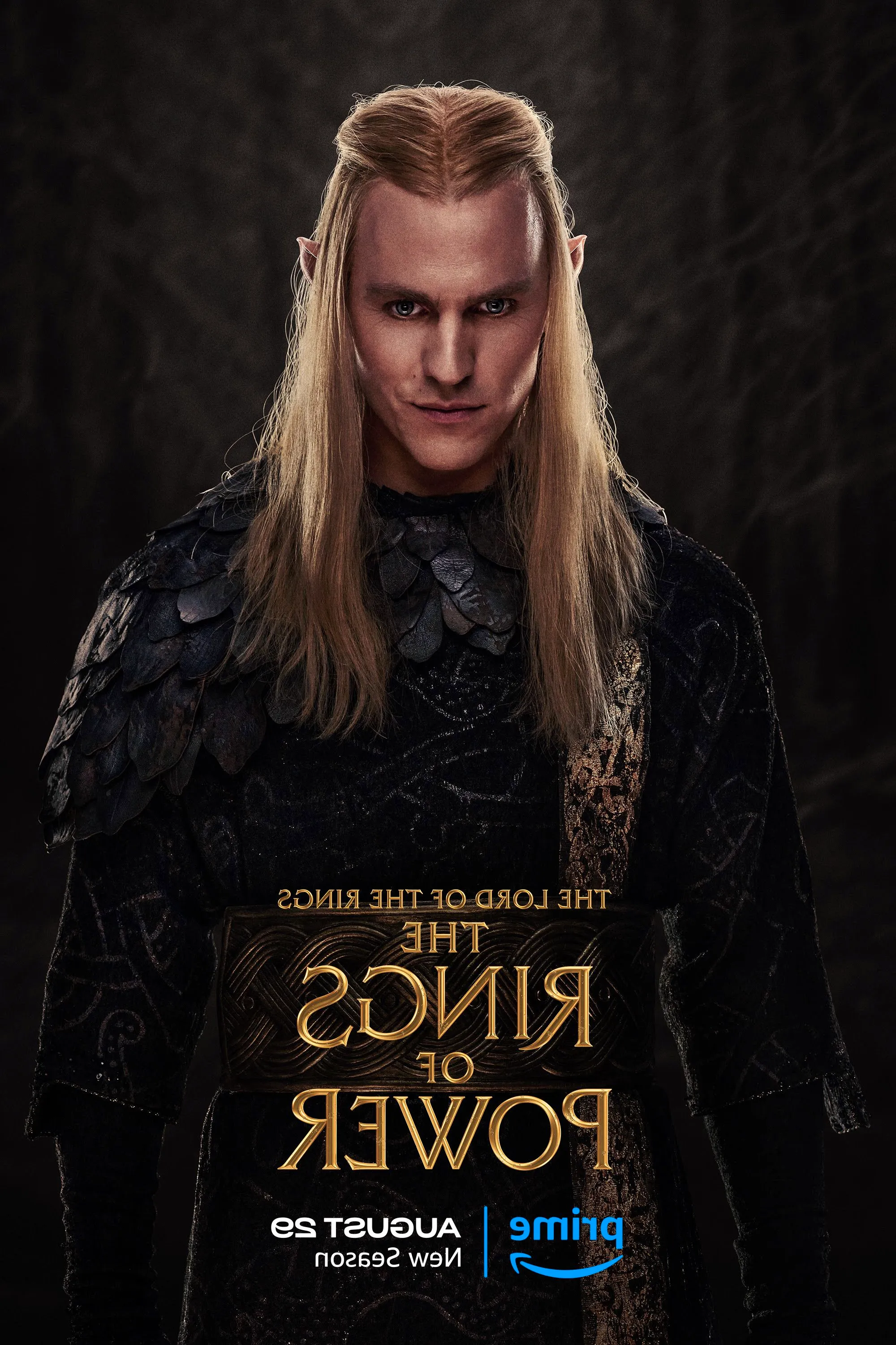 Lord of the Rings The Rings of Power Season 2 Poster Showing Charlie Vickers as Sauron Image