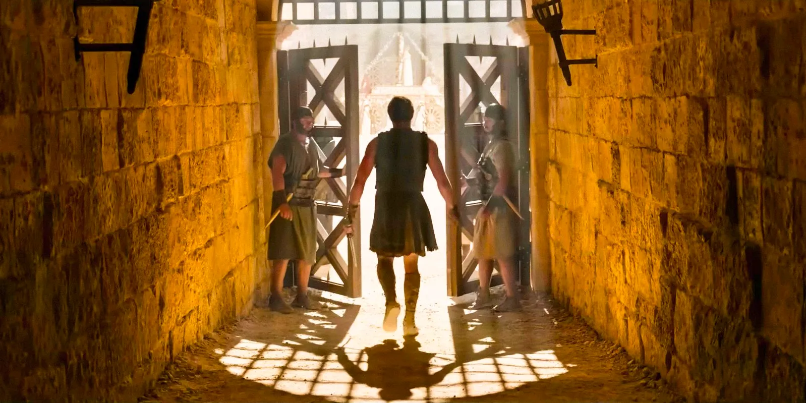 Lucius about to enter the arena to fight in Gladiator II Image